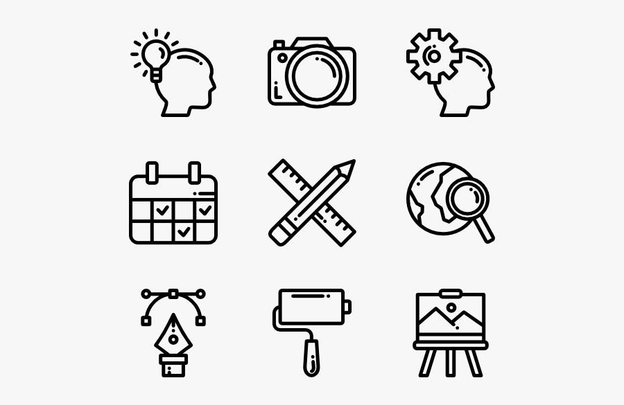 Clip Art Icon Packs Vector - Phone Email Address Icon Png, Transparent Clipart