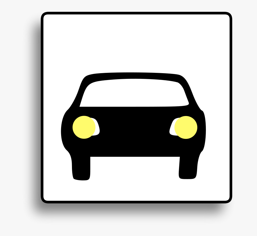 Car Icon For Use With Signs Or Buttons Svg Clip Arts - Car Icon, Transparent Clipart