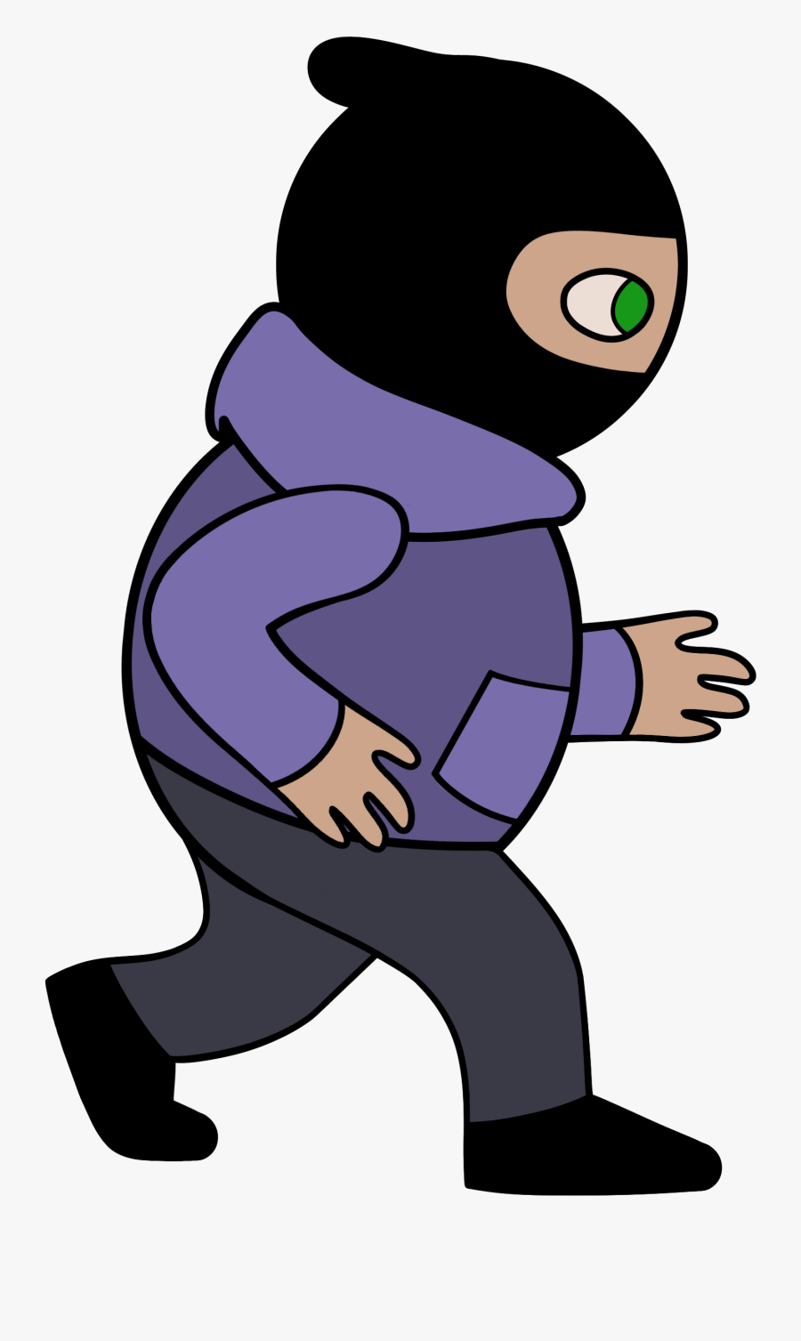 Clip Art Burglary Animated Film Gif Robbery - Bank Robber Gif Transparent , Free Transparent Clipart - ClipartKey