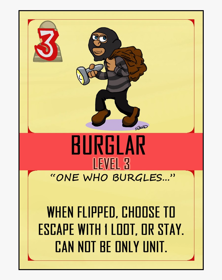 Policeman Clipart Cop Robber - Cops And Robbers Card Game, Transparent Clipart