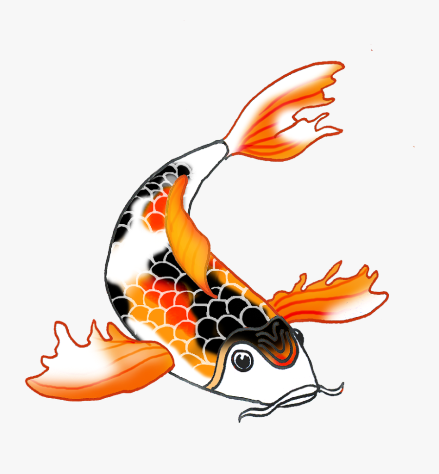 Pin Japan Clipart Coy Fish - Koi Fish Clipart Png, Transparent Clipart