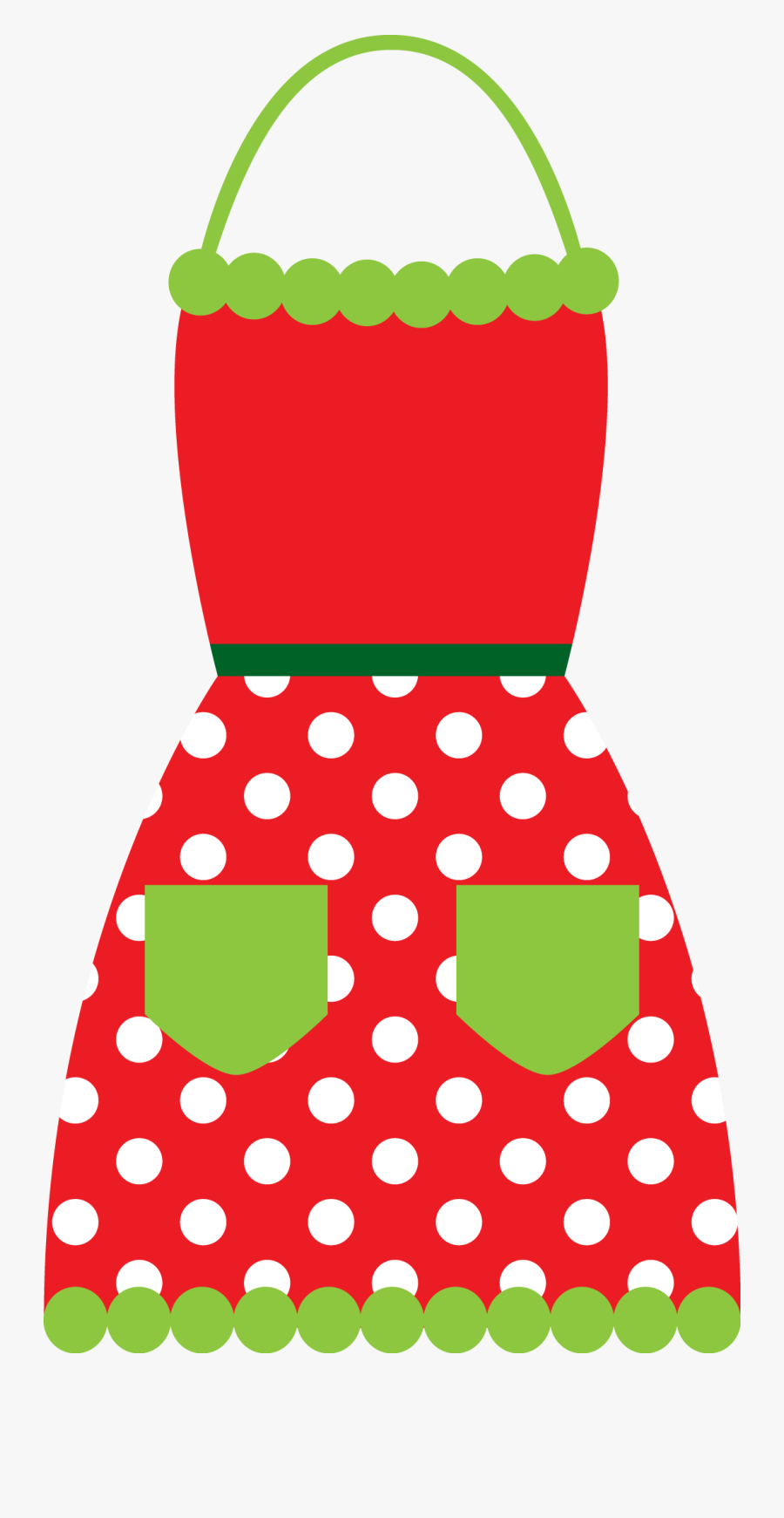 Christmas Apron Clipart, Transparent Clipart
