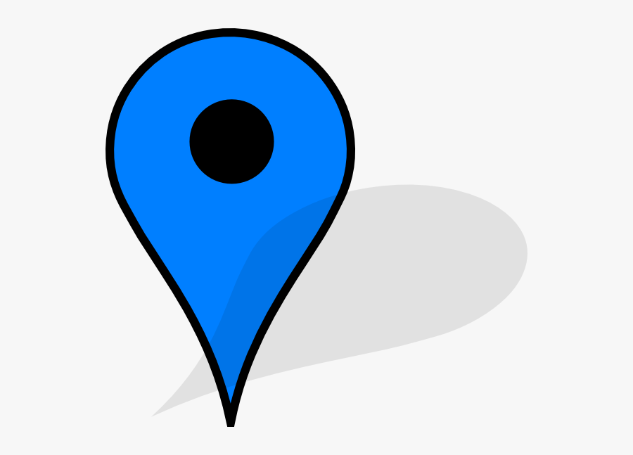 Google - Map - Icon - Blue Marker Google Maps, Transparent Clipart