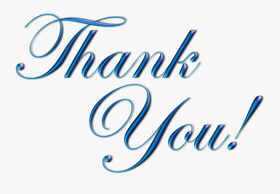 Thank You Png For Powerpoint - Thank You Logo For Ppt, Transparent Clipart