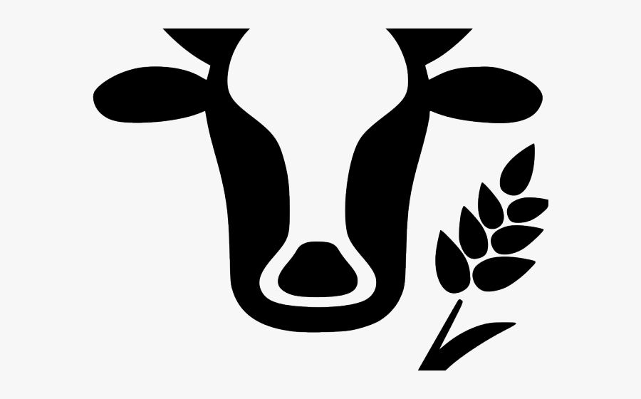 Transparent Agriculture Clipart - Cow Farm Symbol Png, Transparent Clipart