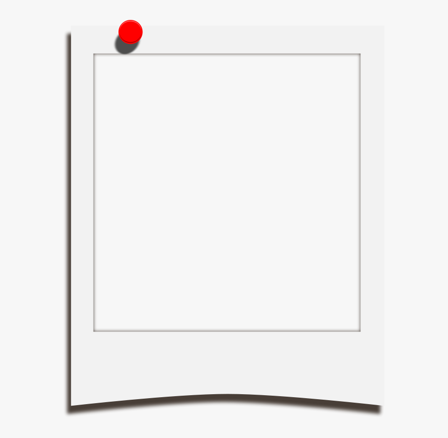Free Clipart - Polaro - Polaroid With Clip Template, Transparent Clipart