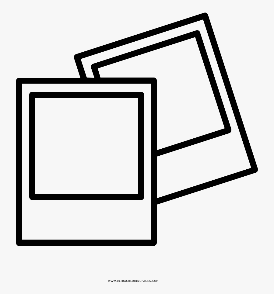 Banner Transparent Computer Icons Corporation Drawing - Polaroid Clipart Black And White, Transparent Clipart