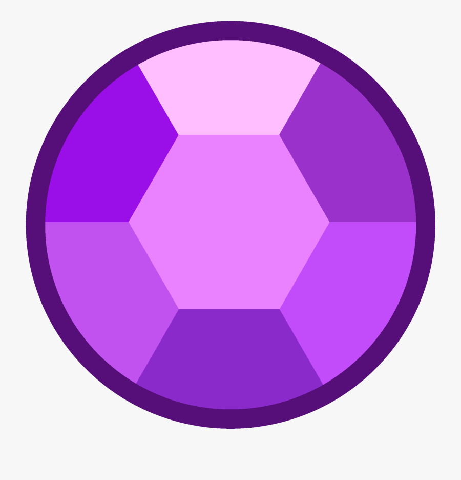 Gem Clipart Round Gem - Steven Universe Amethyst Gem Png, Transparent Clipart