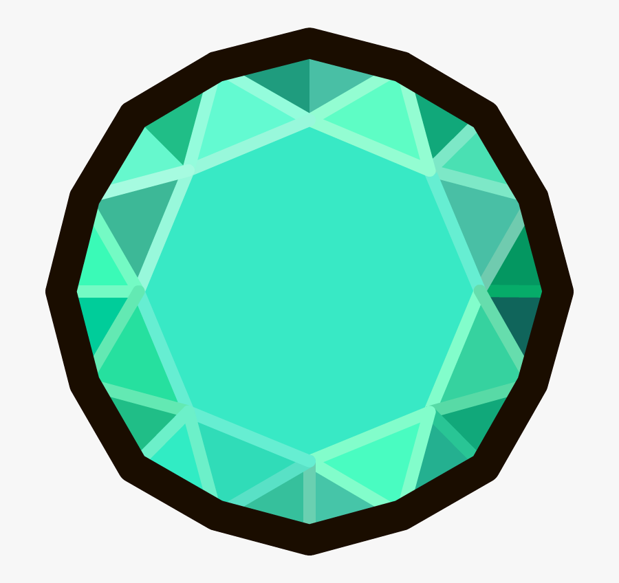 Emerald Clip Art - Diamond Club Penguin, Transparent Clipart