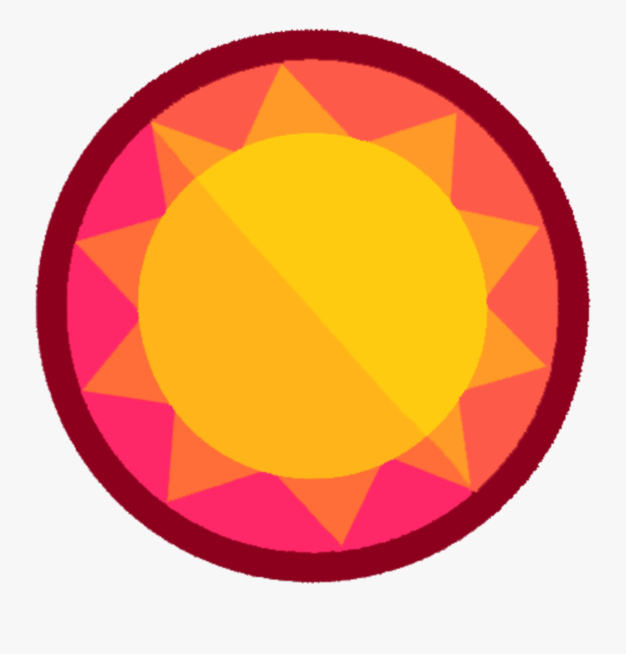 Gemstone Clipart Orange Gem - Circle, Transparent Clipart
