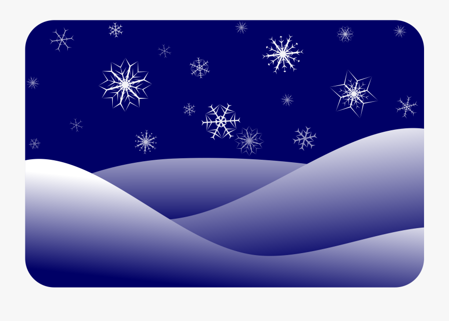 Winter Scenery - Winter Scene Background Clipart, Transparent Clipart