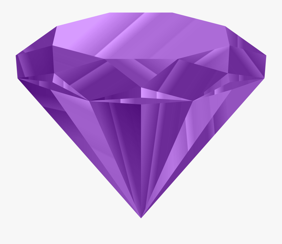 Purple Diamond Png Clip Art Image, Transparent Clipart