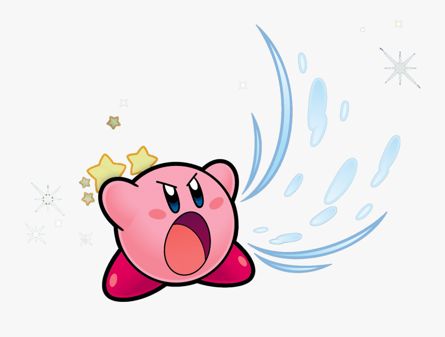 Kirby Breathing In - Kirby Sucking In Air, Transparent Clipart