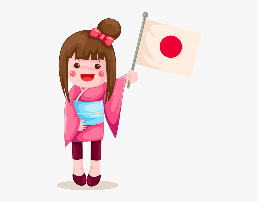 Download Japan Flag Png Photos - Japanese Flag Cartoon Png, Transparent Clipart