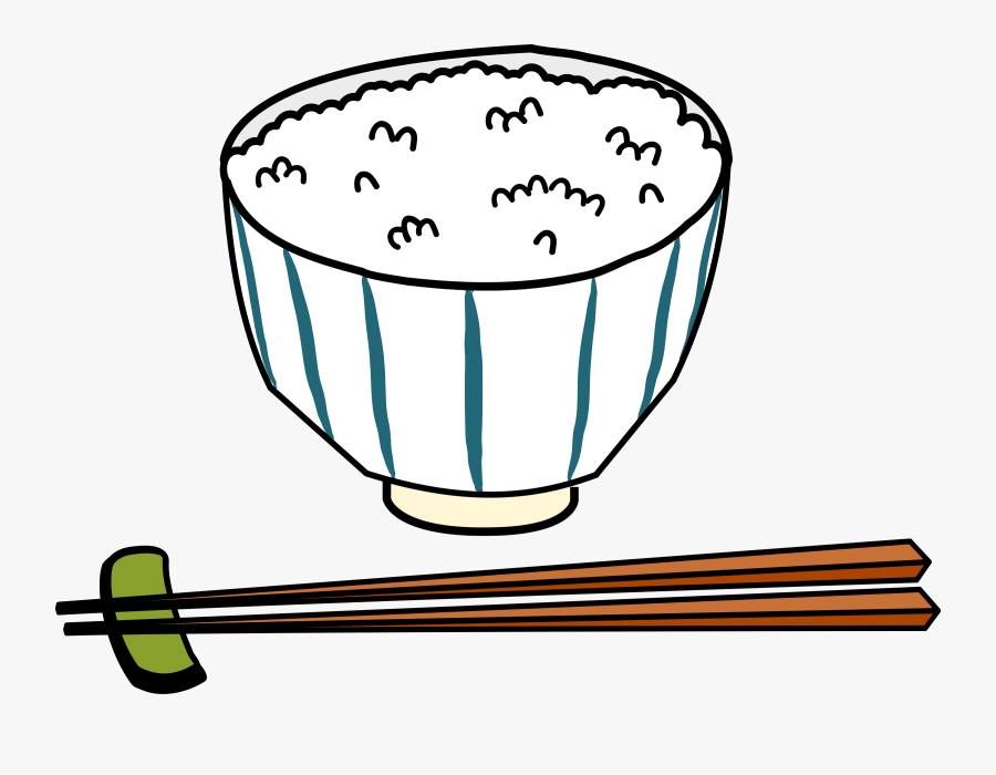 Japanese Rice Bowl - Japanese Rice Clipart, Transparent Clipart