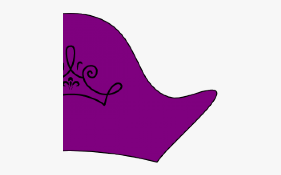 Purple Pirate Hat, Transparent Clipart
