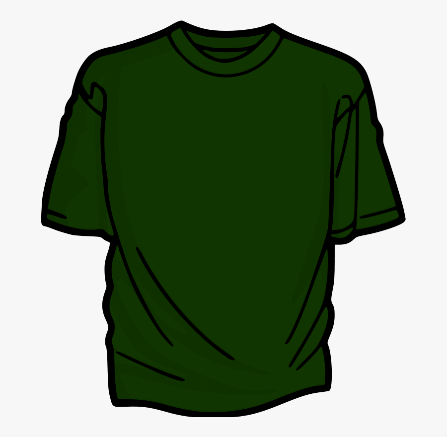 Green T-shirt - Green T Shirt Vector, Transparent Clipart