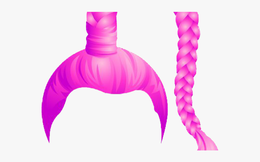 Pink Hair Clipart, Transparent Clipart