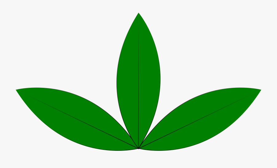 Green Leaves Clipart Clip Art Green - Big Leaf Clip Art, Transparent Clipart