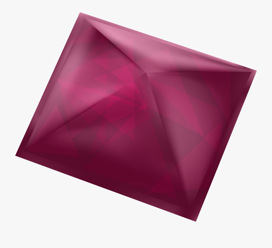Red Gem Png Clipart - Triangle, Transparent Clipart