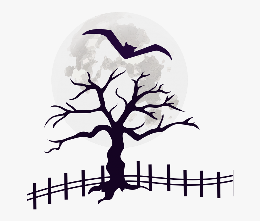 Tribal Cypress Tree Root Silhouette Tattoo Clipart, Transparent Clipart