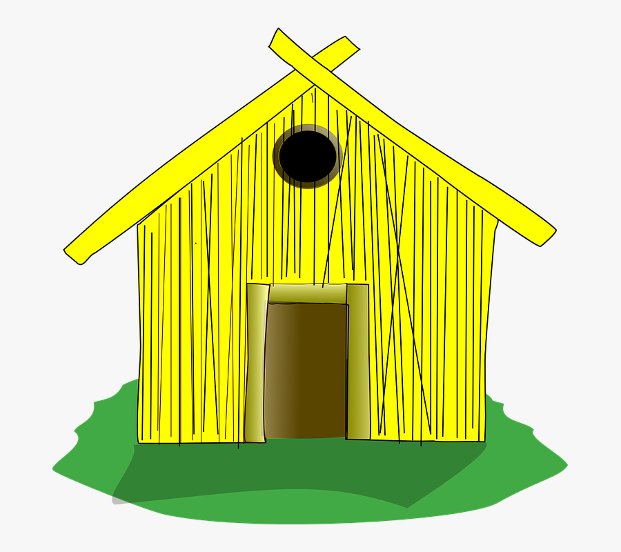 Straw House Clipart, Transparent Clipart