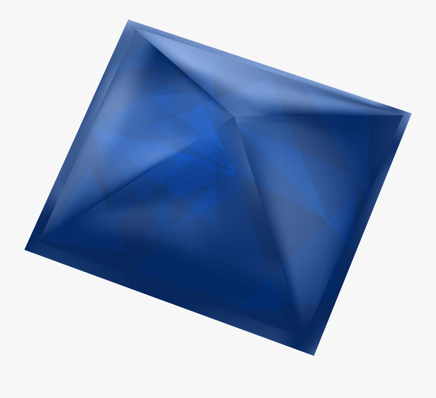 Blue Gem Png Clipart - Triangle, Transparent Clipart