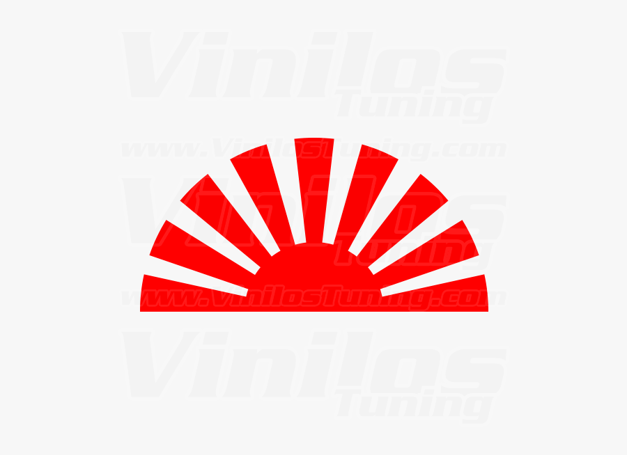 Japan Rising Sun Vinilostuning Jpg Sun Japan Clipart - Japan Rising Sun Clipart, Transparent Clipart
