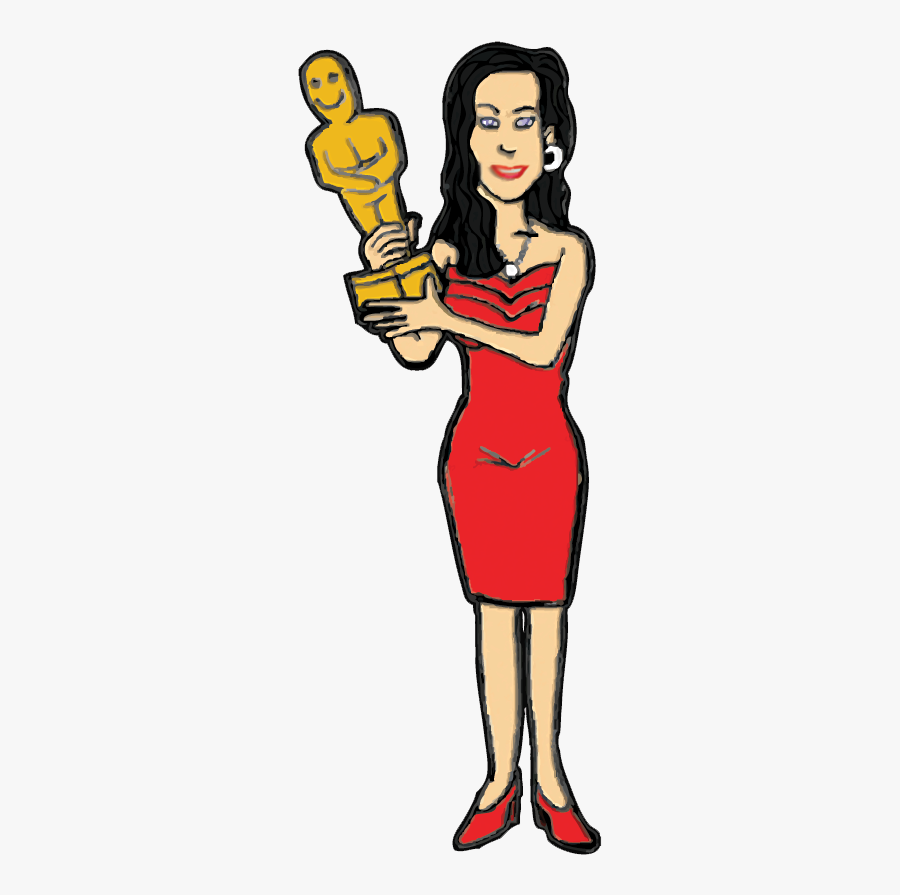 Best Award Clip Art - Actress Clipart, Transparent Clipart