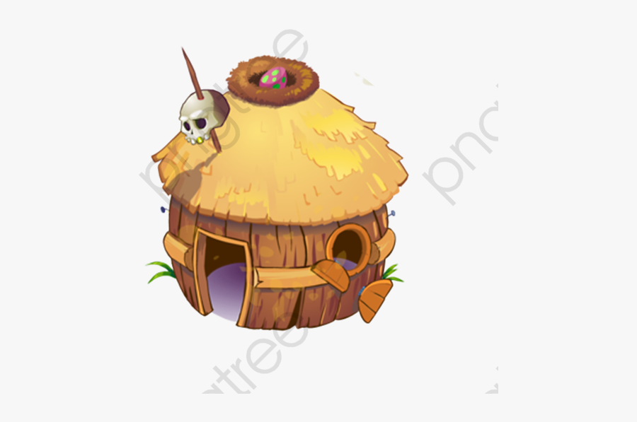 Straw House - บ้าน ฟาง ข้าว การ์ตูน, Transparent Clipart