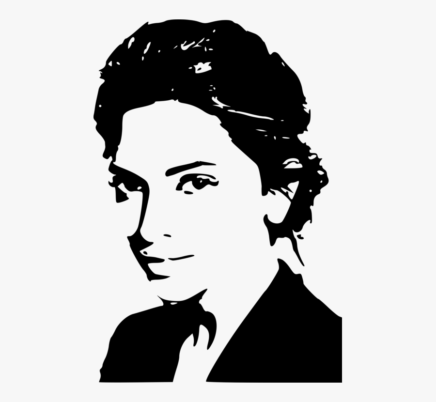 Head,stencil,silhouette - Deepika Padukone Clipart, Transparent Clipart
