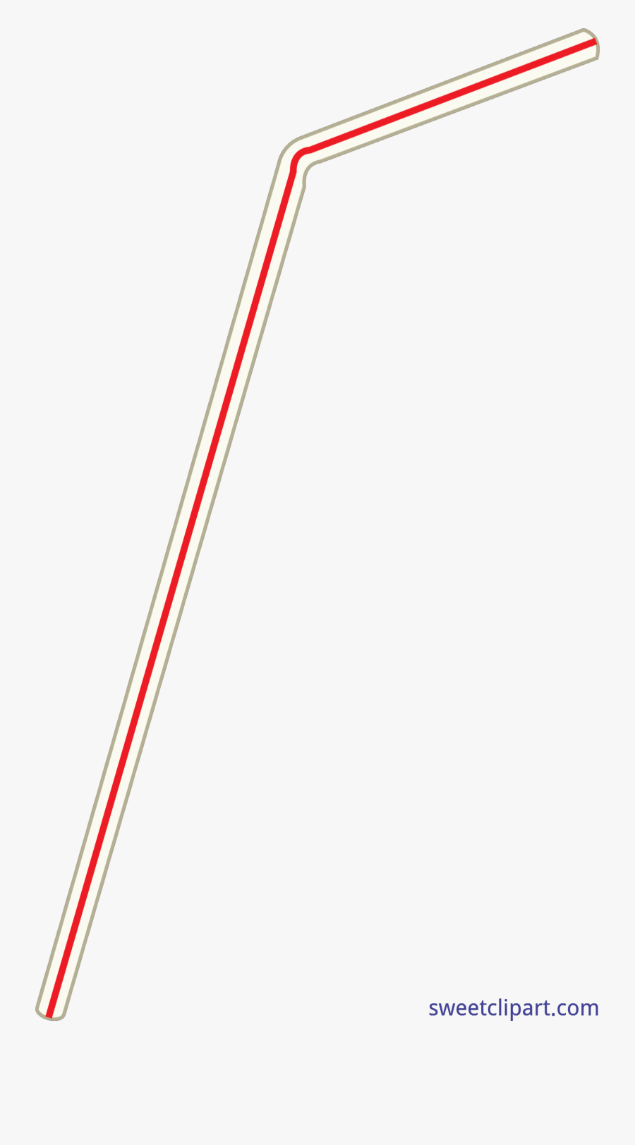 Bendy Straw Png - Transparent Background Plastic Straw Clipart, Transparent Clipart