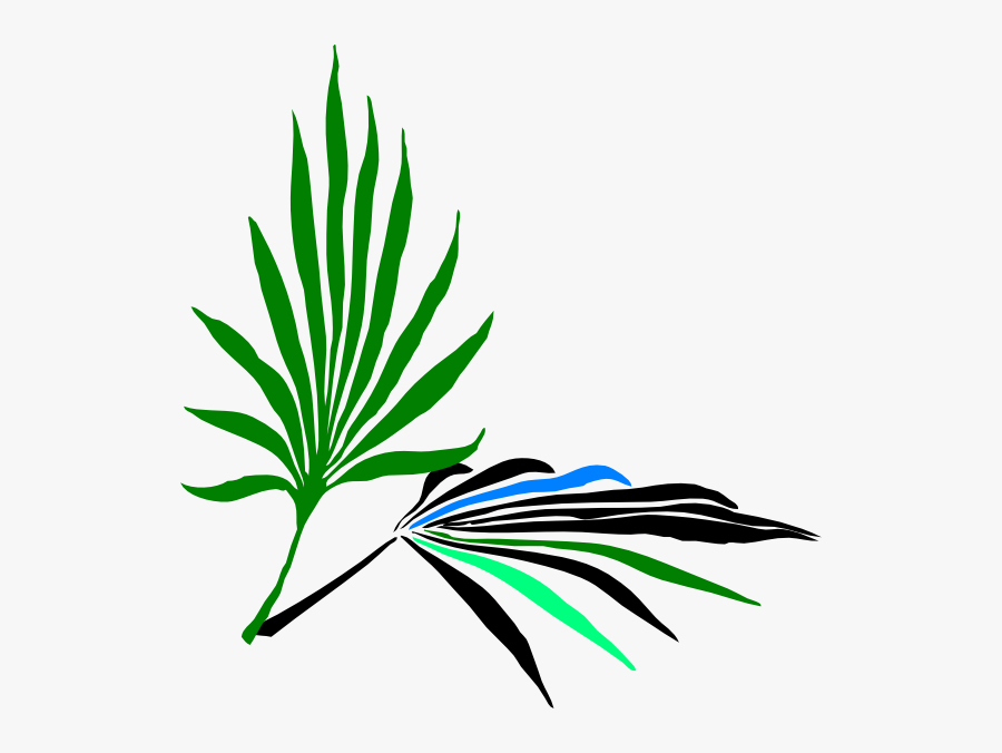 Palm Frond Clip Art, Transparent Clipart