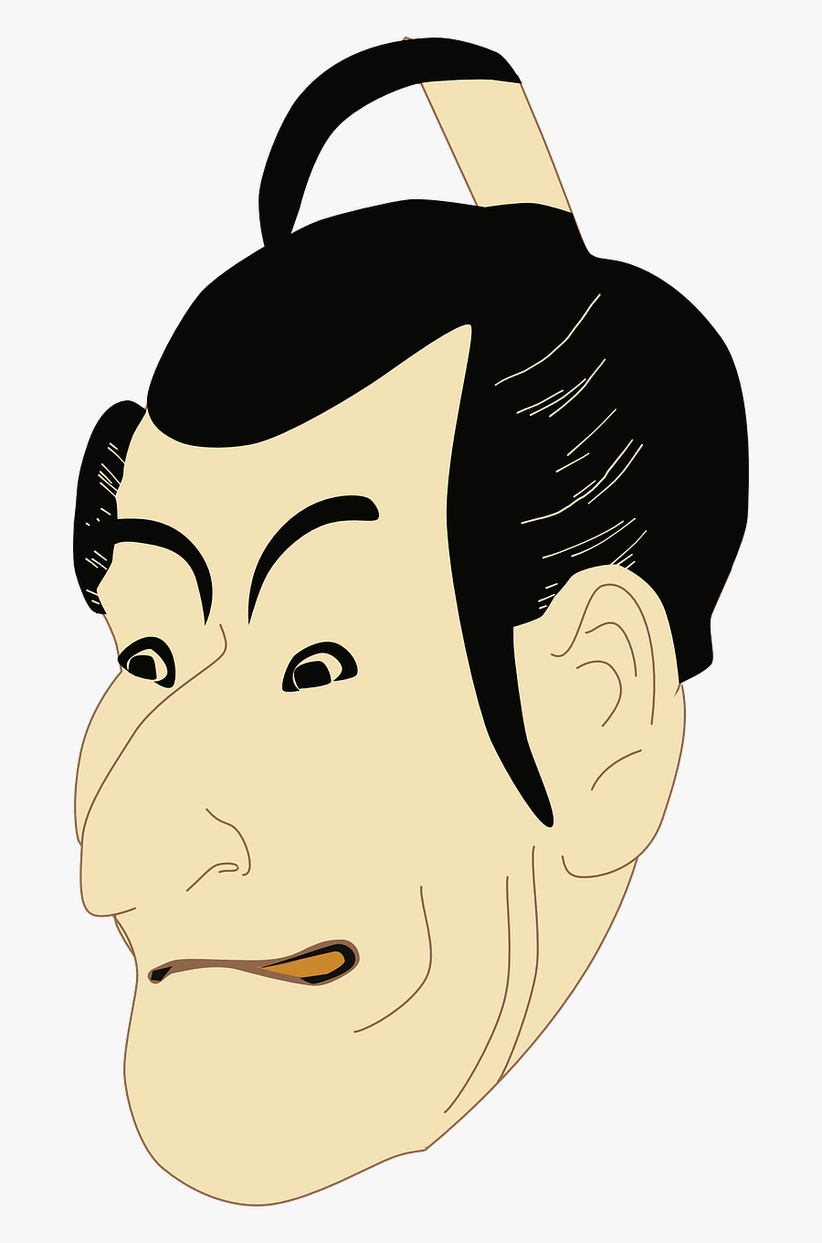 Kabuki Actor - Kabuki Clipart, Transparent Clipart