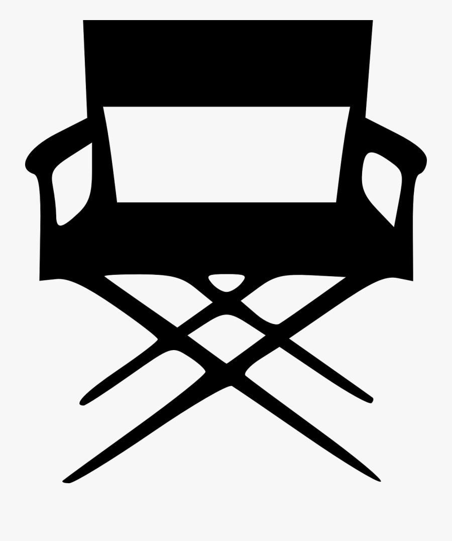 Clip Art Directors Chair, Transparent Clipart