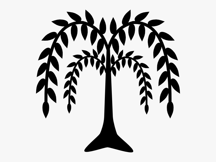 Tree Drawing Clip Art At Getdrawings - Willow Tree Clipart Silhouette, Transparent Clipart