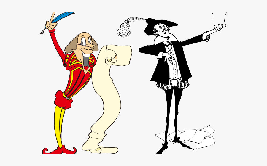 Vector Black And White Stock Actor Clipart Skull Shakespeare - Shakespeare Dead Clipart, Transparent Clipart