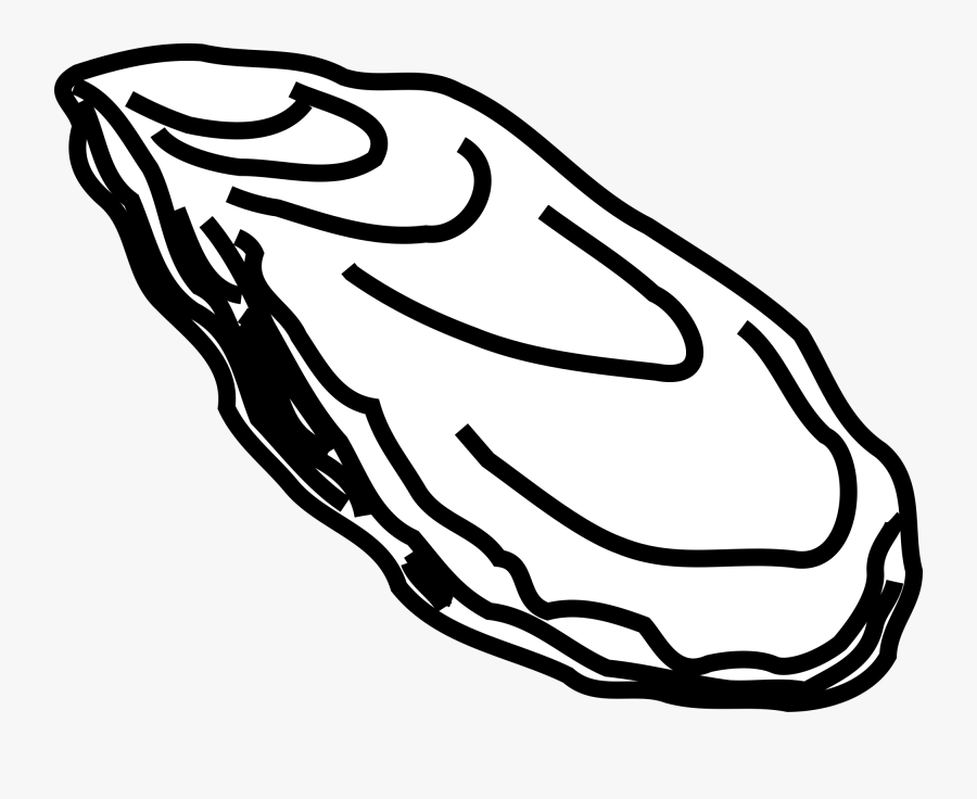Oyster Clipart Svg - Dessins A Colorier Huitre, Transparent Clipart