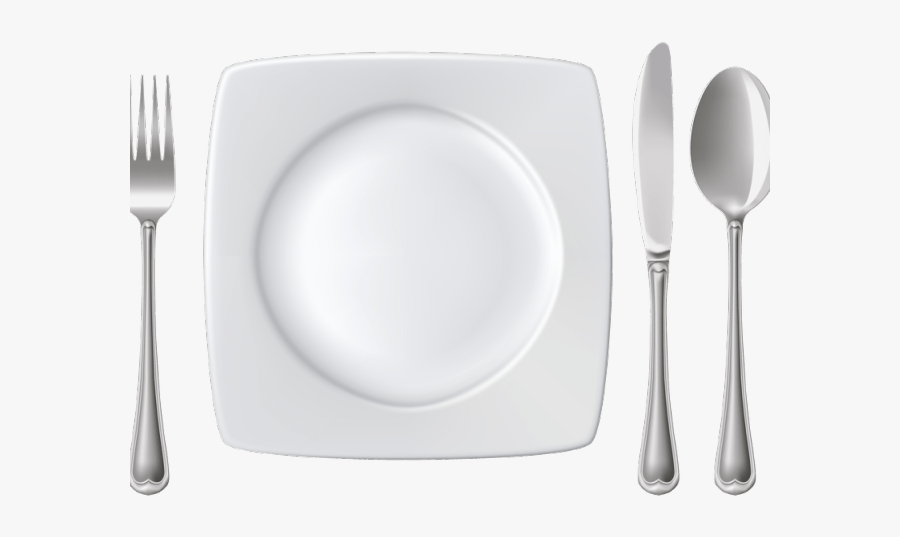 Plates Clipart Plate Silverware - Placemat, Transparent Clipart