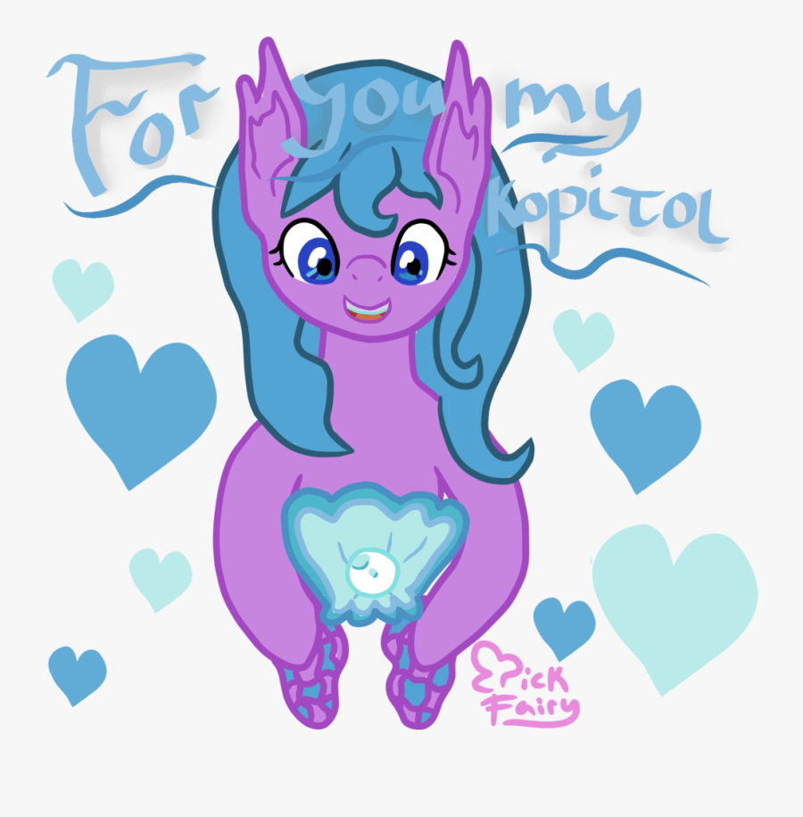 Clip Stock Artist Pickfairy Female Merpony Oc Umi - Cartoon, Transparent Clipart