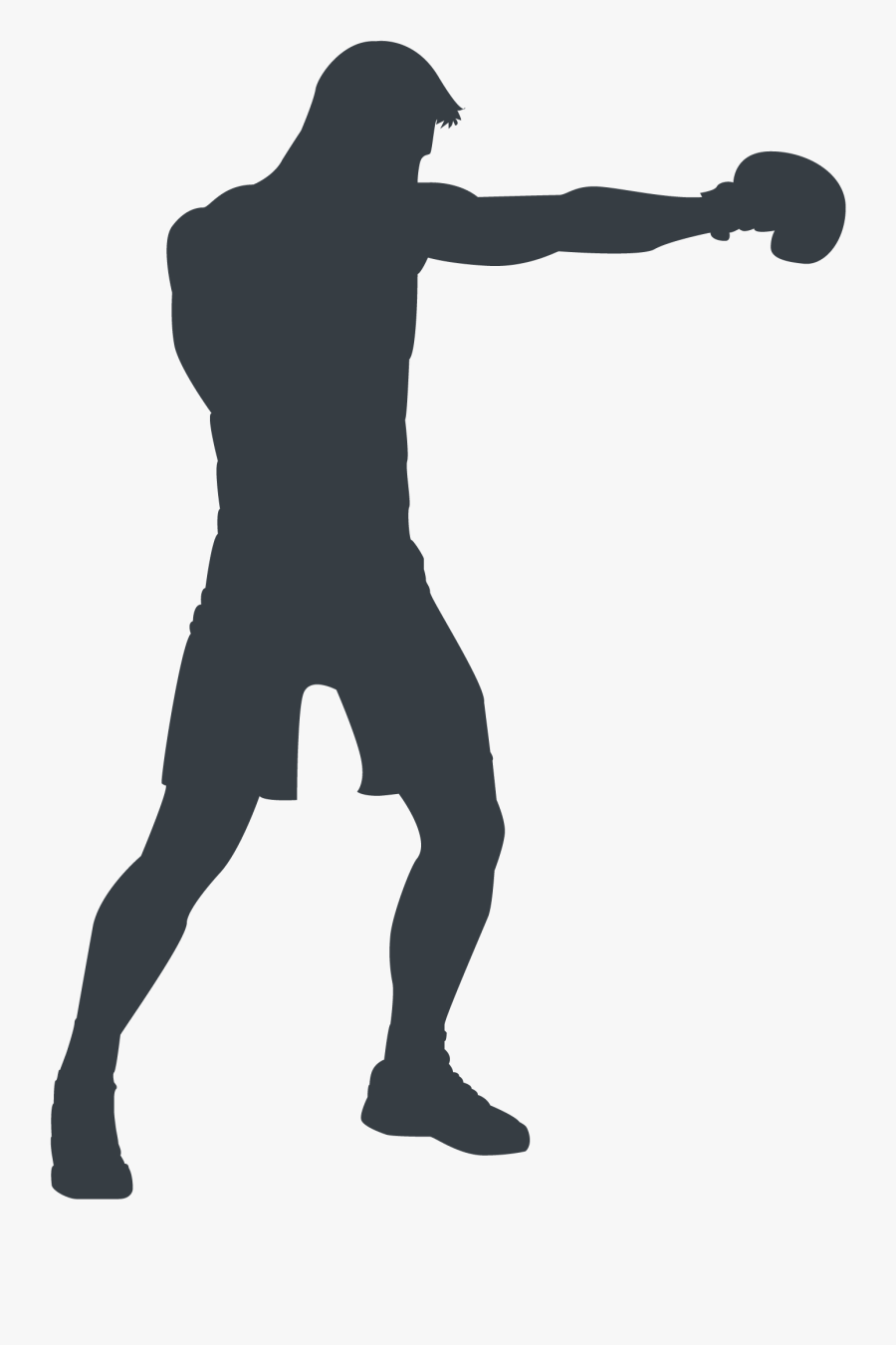 Boxing Clipart , Png Download - Transparent Boxing Silhouette, Transparent Clipart