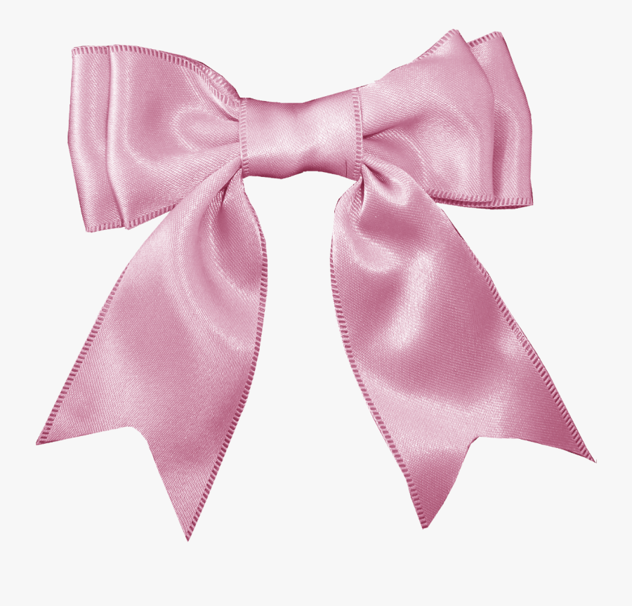 Transparent Pink Bow Clipart - Peach Bow Transparent, Transparent Clipart