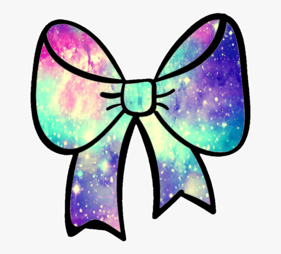 #bow #ribbon #galaxy #space #cute #sweet #girly #pink - Jojo Siwa Bow Clipart, Transparent Clipart