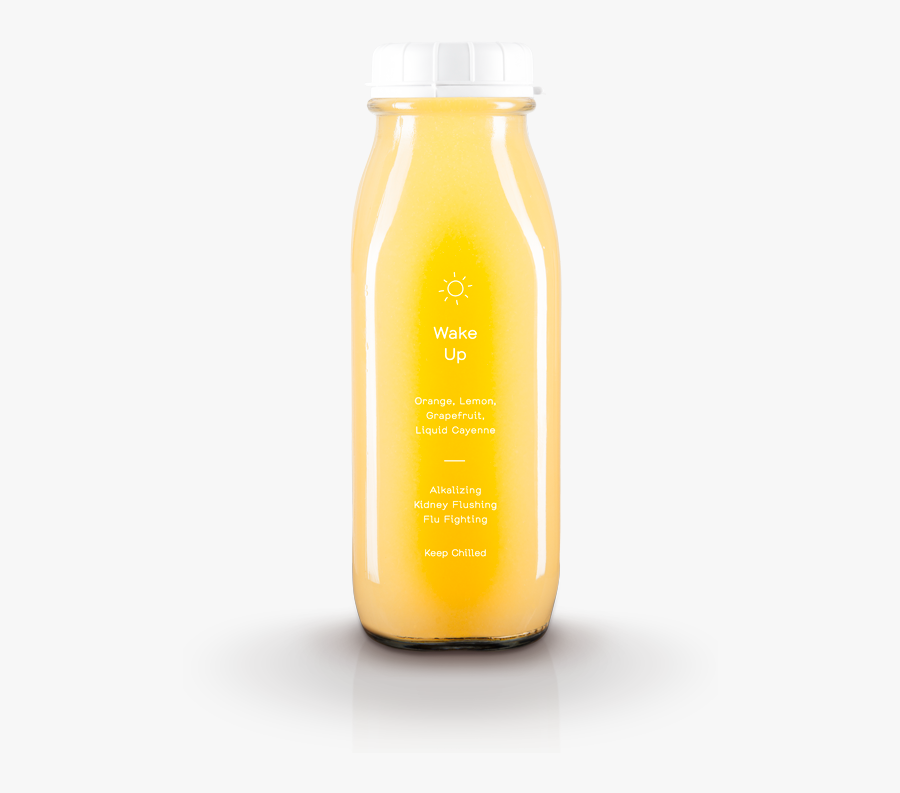 Wake Up Orange Lemon - Plastic Bottle, Transparent Clipart
