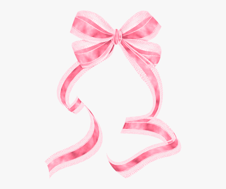 Transparent Pink Bows Clipart - Ribbon Png Pink, Transparent Clipart