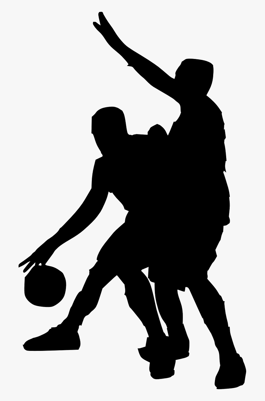 Clipart Basketball Defense - Basketball Player Clipart Png, Transparent Clipart