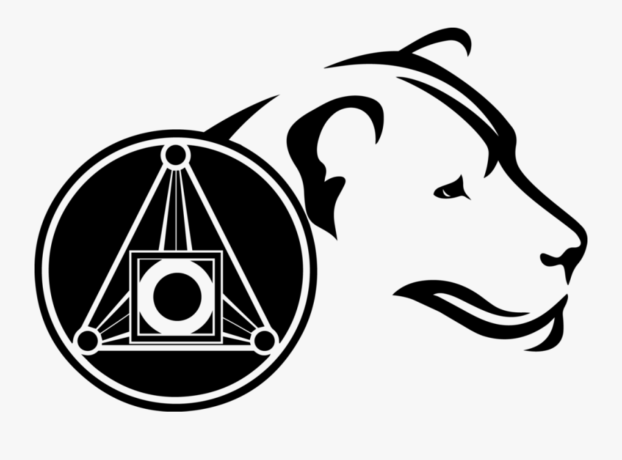 Smell Clipart Foot Powder - Lioness Head Profile Drawing, Transparent Clipart