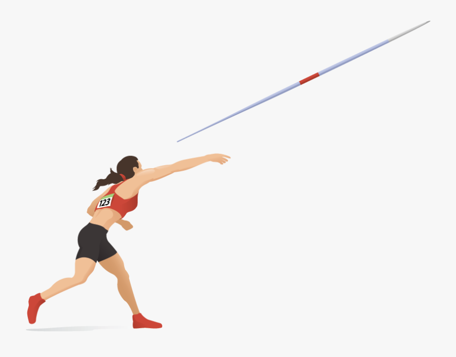 Javelin Thrower Clipart, Transparent Clipart