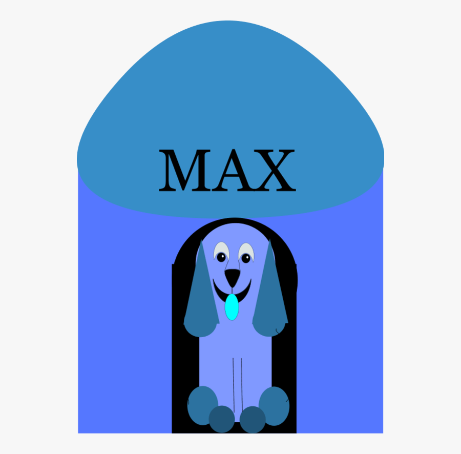 Puppy Inside Doghouse - Dog, Transparent Clipart