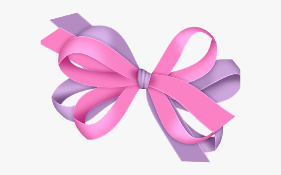 Free Bow Clipart - Pink Ribbon Png, Transparent Clipart